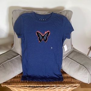 *NWT* Adorable butterfly Aero classic crew. Women size S (small)